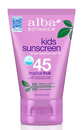 Alba Botanica Very Emollient, Kids Sunscreen SPF 45 4 oz (Pack of 2) image 4