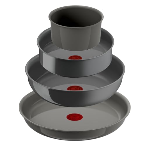 Lagostina Ingenio Vivissima, Set 10 Pezzi in Ceramica Antiaderente con Manico Rimovibile, 100% Alluminio Riciclato con Tecnologia Thermo-Signal per Tutte le Fonti di Calore Inclusa Induzione - Immagine 5