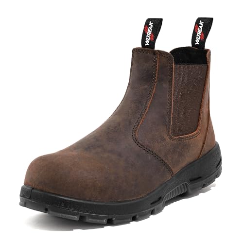 VULTREAK S3 Sicherheitsstiefel Herren Wasserdicht Arbeitsschuhe S3 rutschfest Sicherheitsstiefel Sicherheitsschuhe Arbeitsstiefel Safety Shoes