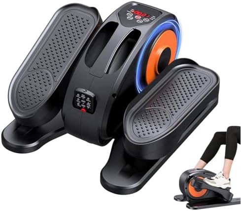 Under Desk Elliptical Machine, 2-in-1 Electric Leg Exerciser for ...
