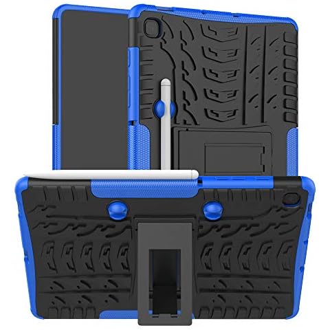 XITODA Case for Samsung Galaxy Tab S6 Lite, Hybrid PC + TPU Protective Case with Secure S Pen Holder/Stand for Samsung Galaxy Tab S6 Lite 10.4 Inch Tablet 2020 Cover Protection(Dark blue) Cover