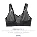 Brooks Women's Convertible Sports Bra for High Impact Running, Workouts & Sports with Maximum Support - Asphalt - 32 DD