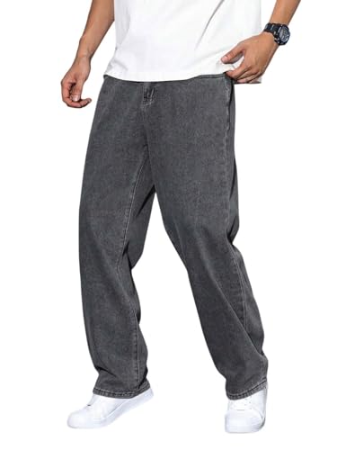 Image of KOTTY Men's Straight Fit Denim Jeans - Modern Regular Cut with Soft Fabric for Effortless Casual and Smart Look