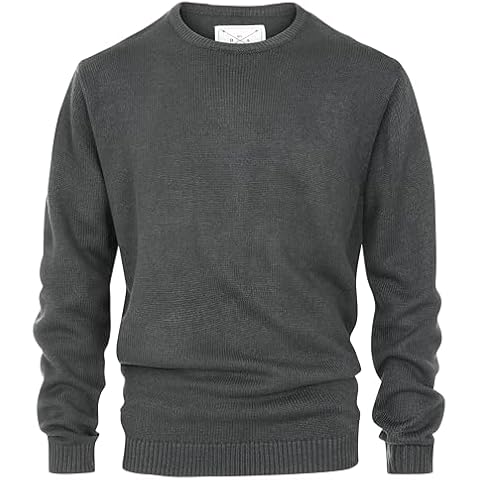 Blu Apparel Men's Knitted Crew Neck Jumper Cover