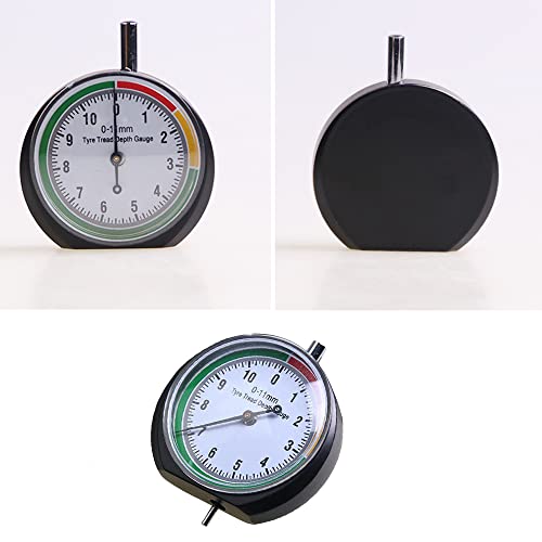 Image of Vanki 1Pcs Tire Tread Depth Gauge Dial Type Tyre Attrition Measuring Tool for Car Auto