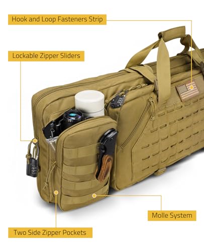 CVLIFE 36 Inch Tactical Rifle Bag