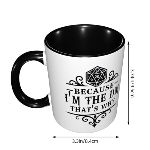Taza divertida para maestros de juego, 11 oz, blanco miniatura 3