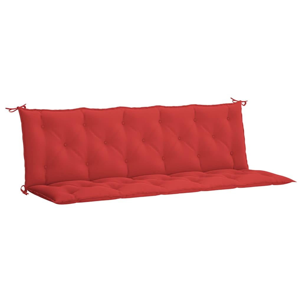 Coussin de jardin confortable 180x100 cm en tissu Oxford rouge premium