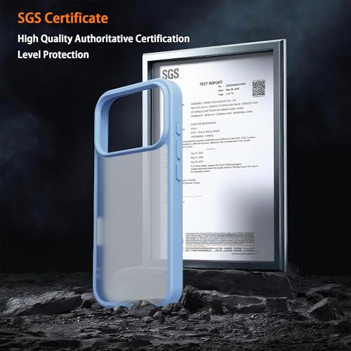 Image of iPhone 18 pro /17 pro Case,Translucent Matte(Light Blue)