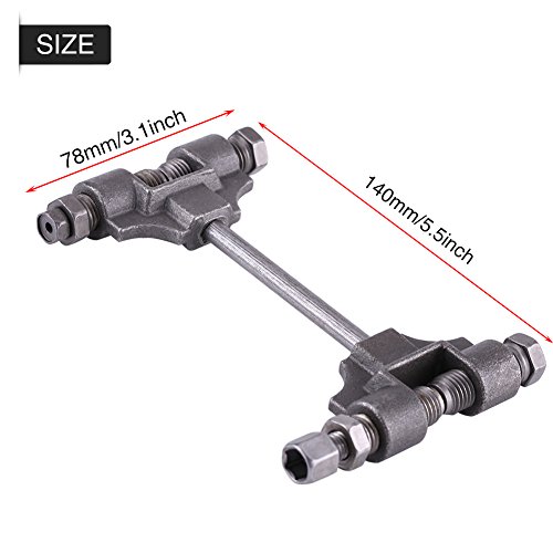 Image of Walfront Universal Motorcycle Timing Cam Chain Breaker Motorcycle Chain Breaker Cut Rivet Tool Removal Repair Kit for remove motorcycle cam chains