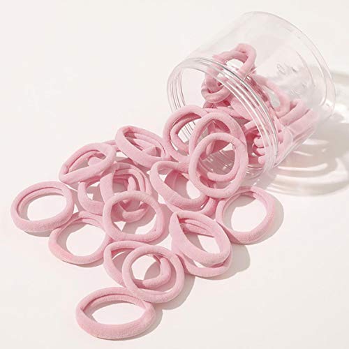 1 Set kids hair rope Hair Accessories Scrunchy Elastic Hair Bands Girls decorations Headbands Rubber Band gum for hair,Pink