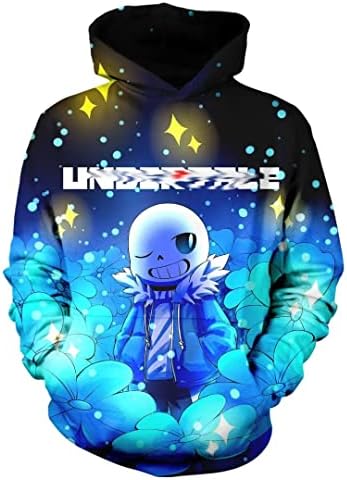 survacy Boys Girls 3D Hoodies Casual Printed Pullover Hooded Long Sleeve Sweatshirts with Pocket 3-M