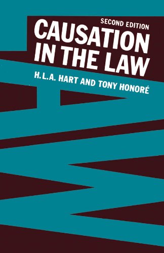 Causation in the Law (English Edition) Gratuit
