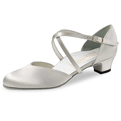 Werner Kern Felice : chaussures de danse en satin blanc pour mariage