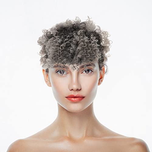 Ponytail Afro Puff Extension Premium - Texture Bouclée Naturelle de Haute Qualité - 4