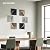 Olanglab Art Acoustic Panels, 36" x 24" Sound Absorbing Wall Panels for Decorative Acoustic Wall Panels 6 Pack Soundproof Wall Art, Circle