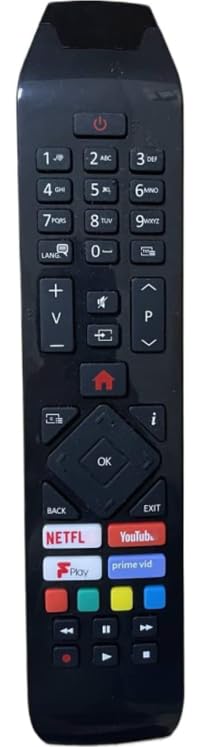 New Replacement Hitachi 30101754 RCA43141P RC43141P Remote Control fit for Hitachi Smart LED TVs - No Setup Required