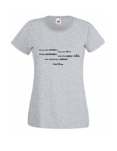AnOL ltd. - Camiseta - para mujer Gris gris 44