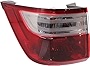 Evan-Fischer Tail Light Assembly Compatible with 2011-2013 Honda Odyssey Outer Driver Side