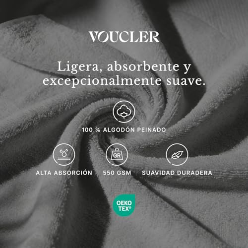 Toallas de baño de algodón turco Oasis de 550 gsm altamente absorbentes 5