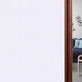 Vinilos para Ventanas 65 x 360 cm Efecto Esmerilado, Anti-UV, Privacidad Vinilo Autoadhesivo Cristal para Dormitorio Sala Comedor, Blanco Mate