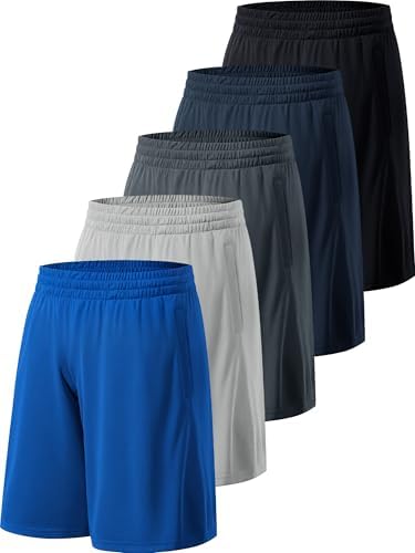 Men's Athletic Shorts with Pockets Activewear Workout