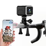 SULUWU 64GBカード付 バイクドライブレコーダー GPS搭載 スマホ連携 4K UHD 自転車ドラレコ フロント用 ドライブレコーダー 二輪車 800万画素 充電式 IP65常時録画 ループ録画 ミニ スポーツ ビデオ カメラ アクションカメラ 手ブレ防止 ループ録画 ハンドルバー用 日本語説明書付き