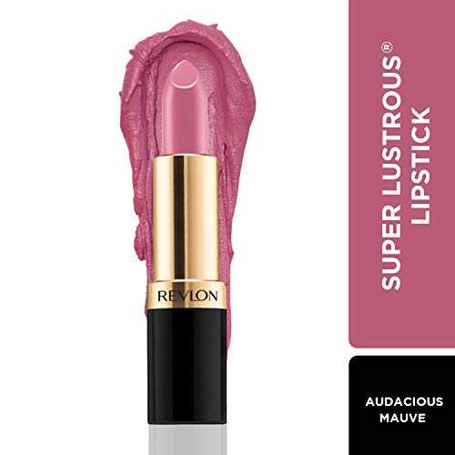 Image of REVLON Super Lustrous Matte Lipstick, 80% Conditioning Ingredients, intance color, Waterproof, Long-Lasting, 100% Vegan Lipstick, Audacious Mauve (409), 4.25 gm (Pack of 2)