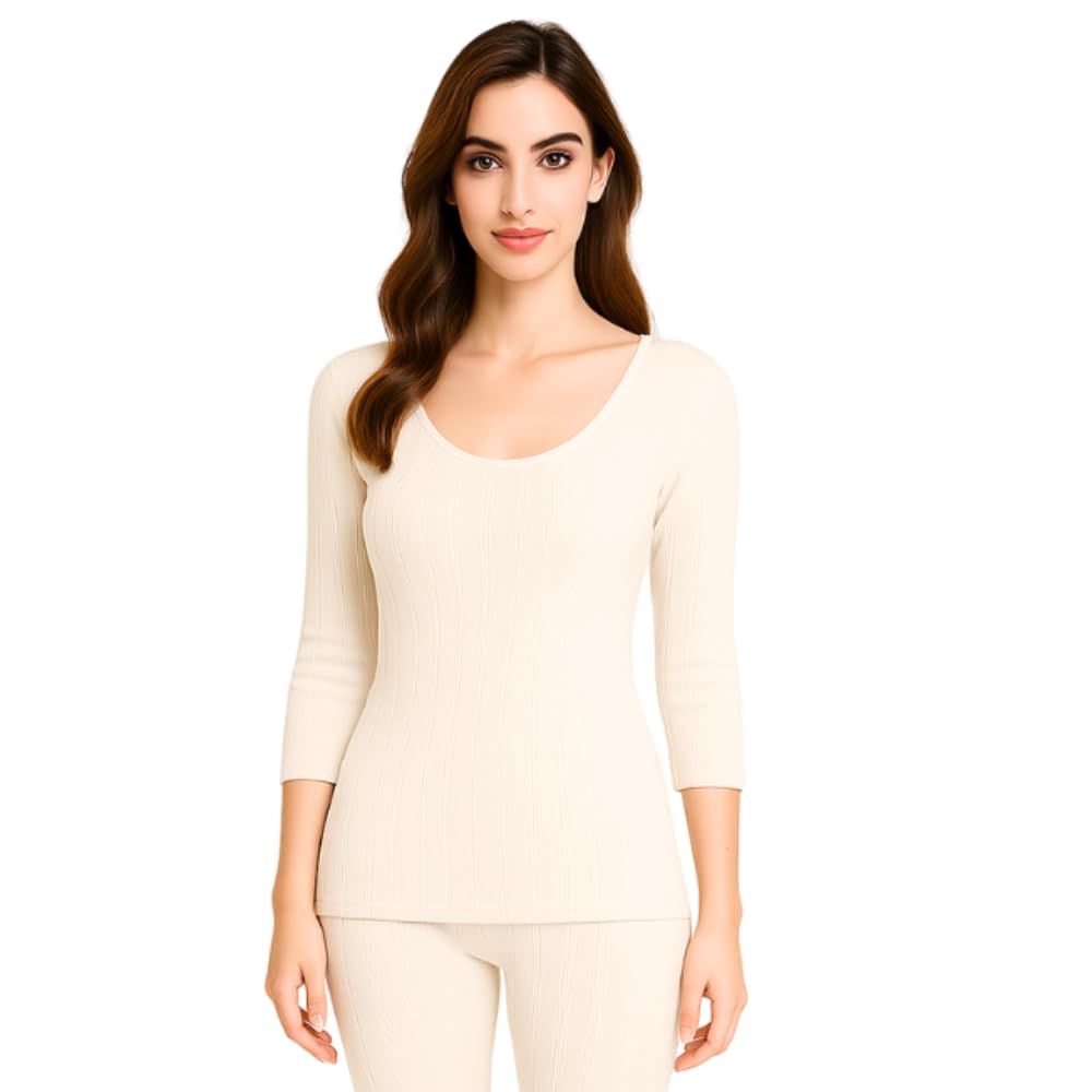 Comfort Thermal Full Sleeves Top for Women | Wool Fabric Thermal Top-image-21