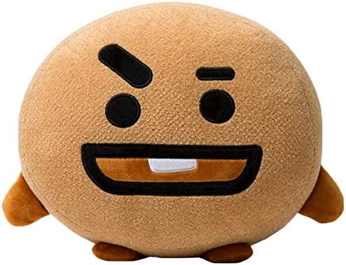 BT21 SHOOKY Plush Pillow Cushion 20x16in PVC PP Cotton BTS Character