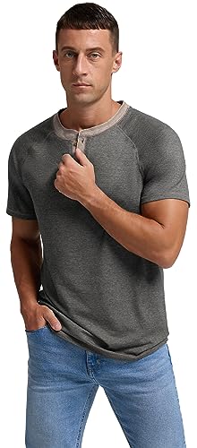 Image of Sailwind Mens Henley Long /Short Sleeve T-Shirt Cotton Casual Shirt