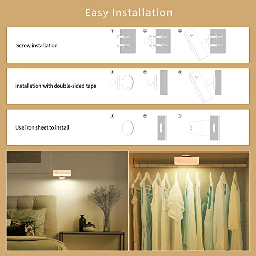 YiLaie LED Wandleuchte Innen,Wandlampe Kabellos Dimmbar,Touch Control einstellbare Helligkeit,360°drehbar,für LED Akku Wandleuchte Schlafzimmer Wohnzimmer mit Schalter Leselampe