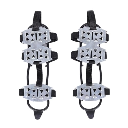Snow Shoe Spikes, Anti-Slip Snow Grips Ice Shoes Grippers, Traction Cleats Crampons Ice Spikes, Snow Spikes Boot Spikes, Ice Cleats for Winter Hiking Climbing