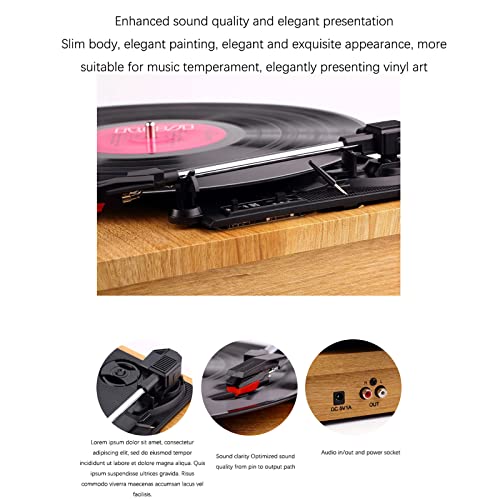 Portable rétro Gramophone Audio Portable vinyle tourne-disque Bluetooth haut-parleur rubis sortie Phono haut-parleurs… - Les Beatles, Paul McCartney, John Lennon, RIngo Starr, George Harrison Portable rétro Gramophone Audio Portable vinyle tourne-disque Bluetooth haut-parleur rubis sortie Phono haut-parleurs… – Image 8
