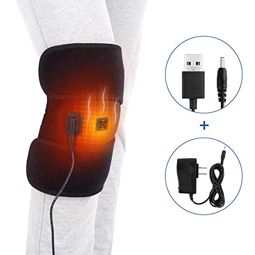 Knee Heating Pad, Heating Knee Brace Wrap for Hot and Cold Therapy to