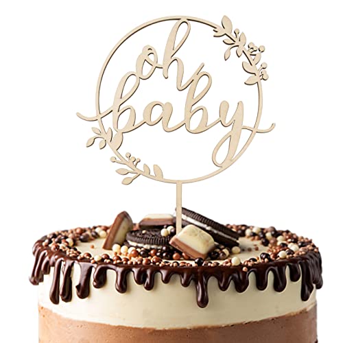 Babyparty Deko-Set Für Jungen – Kuchendeko Mit Regenbogen, Ballons, Herz & Stern, Lebensmittelecht
