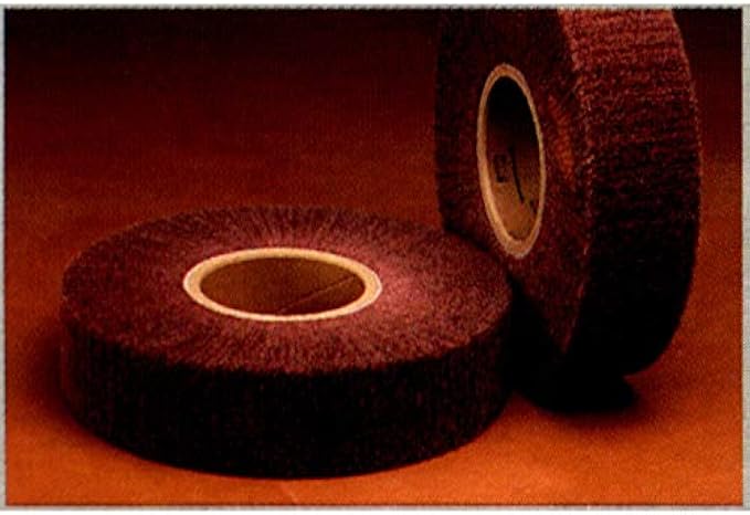 Scotch-Brite 08952 Finishing Flap Brush, 12" x 6" x 5" 5A VFN, Other Backing, Aluminum Oxide Abrasive Grit, 6" Width, 12" Diameter