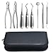 AAProTools 8 Pcs Basic Dental Extracting Extraction Forceps Elevators Set Dental Instruments with Storage Case