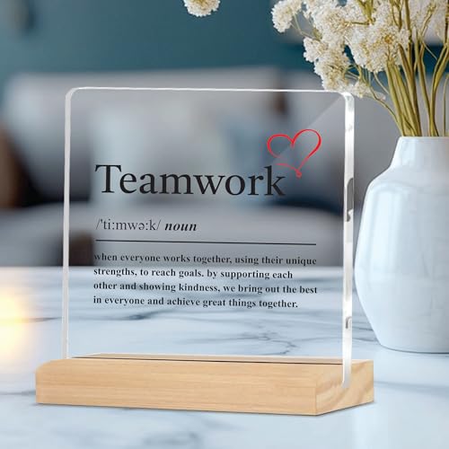 Image of Giftplease Mentor Plaque with Wooden Stand Personalized Gift for Mentor, Coach, Teacher, Appreciation Keepsake, Clear Desk Decor, Inspirational Thank You Gift, Office Table Display MP 83