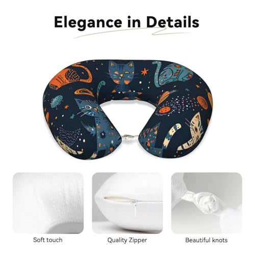 Almohada de viaje espuma viscoelástica tamaño único miniatura 4