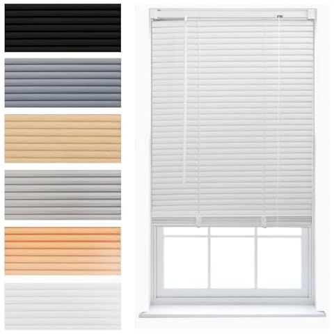 Custom Made PVC Venetian Window Blinds - White Cover