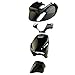 Motodak carrosserie Scooter tun'r kit Compatible avec Piaggio Zip Noir 2000- (4 Pieces)