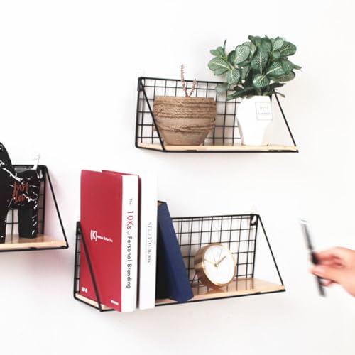 Estante multifuncional de cocina y dormitorio en hierro negro 3