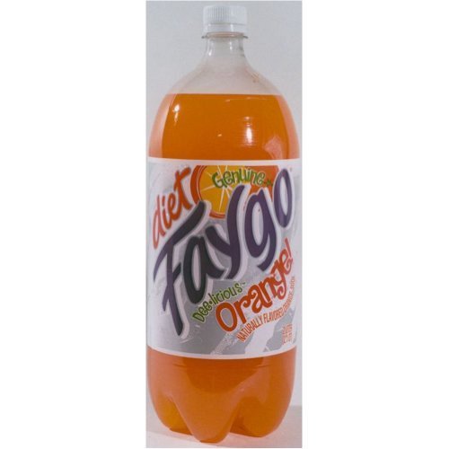 Faygo DIET Orange Soda, 2 Liter Bottle by Faygo Orange Pop