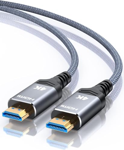 Image of 4K60HZ 50FT HDMI Cable Long,Highwings 2.0 High Speed HDMI Braided Cord-Supports (4K 60Hz HDR,Video 4K 2160p 1080p 3D HDCP 2.2 ARC-Compatible with Ethernet Monitor PS4 /3 Fire Netflix