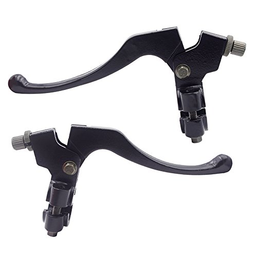 Royitay Full Aluminum Alloy Handle Bars Left Right 7/8" Clutch Brake Handle Levers Perch for XR80 XR100 CRF70 CRF80 CRF100 Pit Dirt Motor Bike Motocross Motorcycle