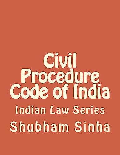 Civil Procedure Code of India: Indian Law Series 1512298115 Book Cover