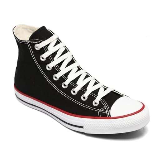 Tênis Converse All Star Chuck Taylor Hi Preto/Vermelho/Preto 35