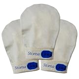 StomaCloak Ostomy Pouch Covers - Odor Reducing, Moisture Wicking, Cool Fabric - Fits All Ostomy Sizes, Discreet Protection for Colostomy, Ileostomy, Urostomy Bags - 3-Pack (Beige, 3.50R)