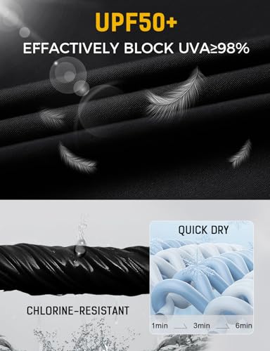 baleaf Women's High Waisted 15'' Swim Skirt Boxer Liner Quick Dry Bathing Suit Tankini Swimsuit Bottoms with Zipper Pocket4